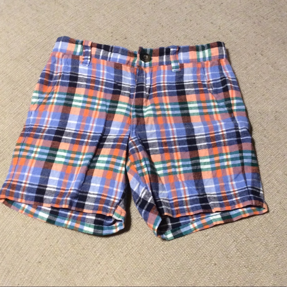 Janie and Jack plaid shorts size 4